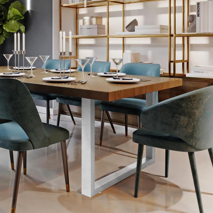 Image du produit CLP 2x Pieds de table Velden 90 cm inox