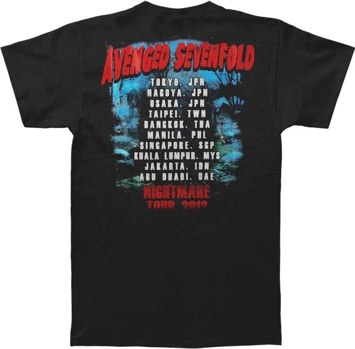 Produktbild Avenged Sevenfold Erwachsene Buried Alive Tour 2012 TShirt (M)