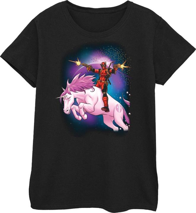 Deadpool Space Unicorn Boyfriend Fit TShirt (S)