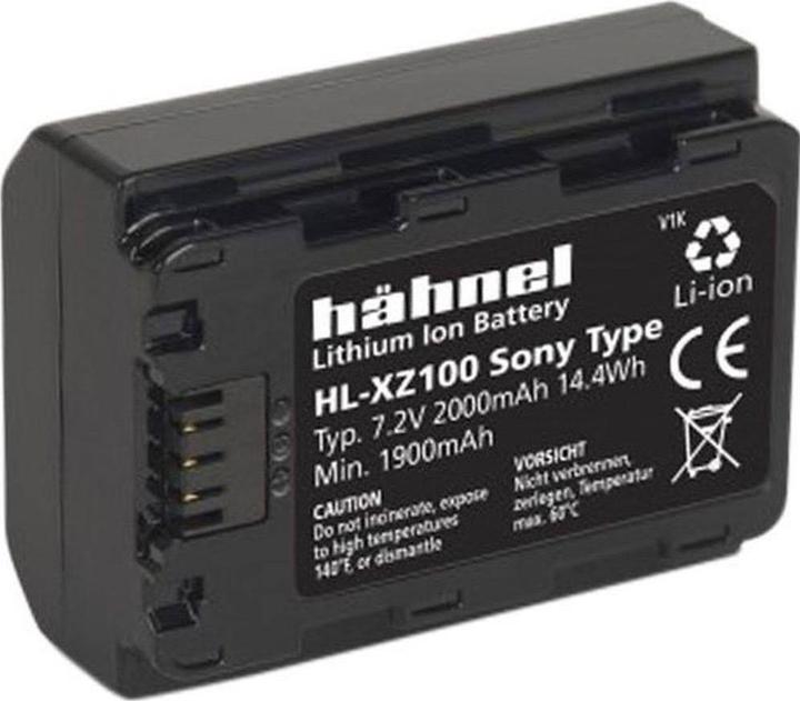 Actual product image Hähnel Replacement battery HL-XZ100 for Sony FZ100 (Camera battery)