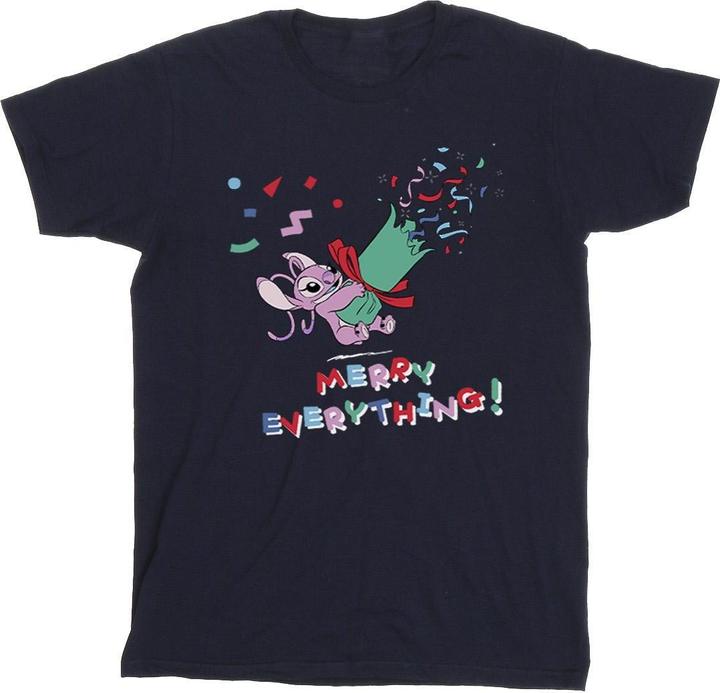 Disney Lilo And Stitch Angel Merry Everything TShirt (XL)