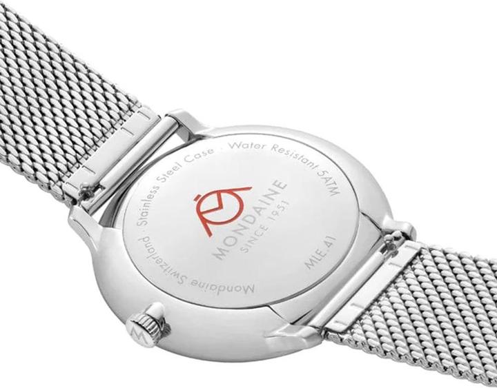 Immagine prodotto Mondaine MLE.41210.SM Herrenuhr Doppio 41mm 5ATM (Fatto in Svizzera, 41 mm)