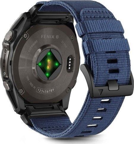 Produktbild Tech-Protect Nylon Strap for Garmin Fenix 5 / 6 / 6 PRO / 7 / 8 (47 mm) / E - Blue