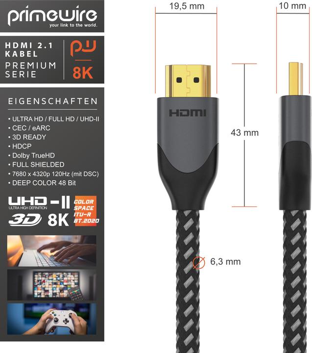 Immagine prodotto Primewire HDMI – HDMI (4 m, HDMI)