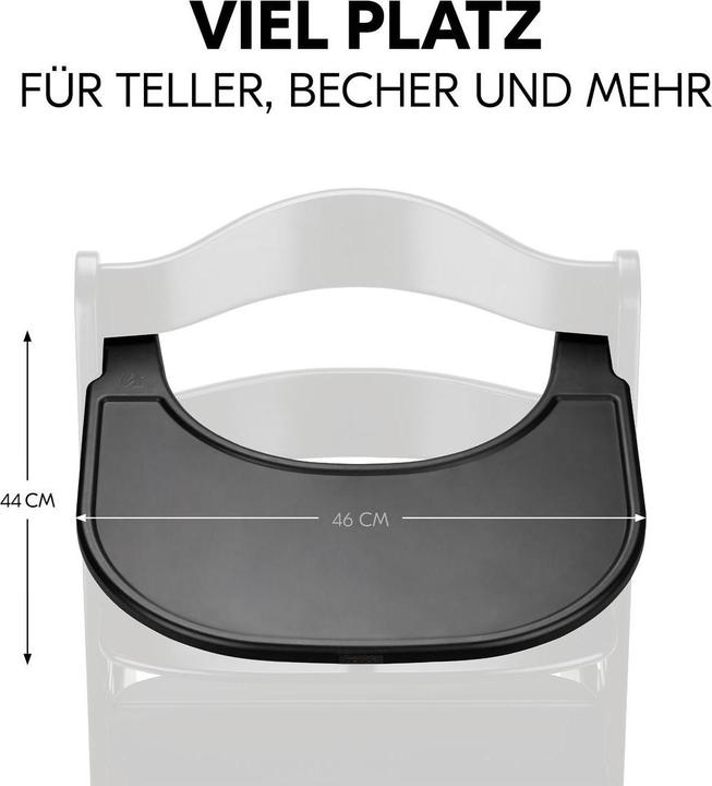 Actual product image Hauck Hochstühle Hochstuhl Alpha Plus Black - im Sparset inkl. (Highchair)