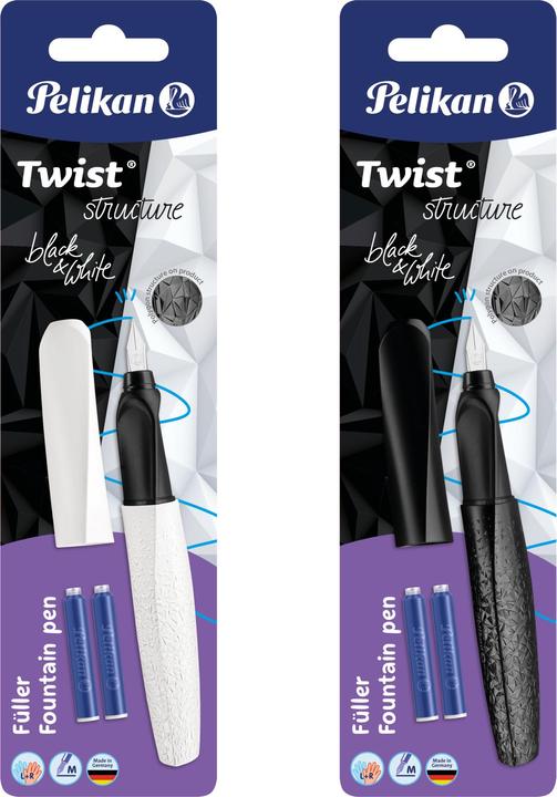 Actual product image Pelikan Twist structure fountain pen - left-handed M (Assorted colours, 1 x)