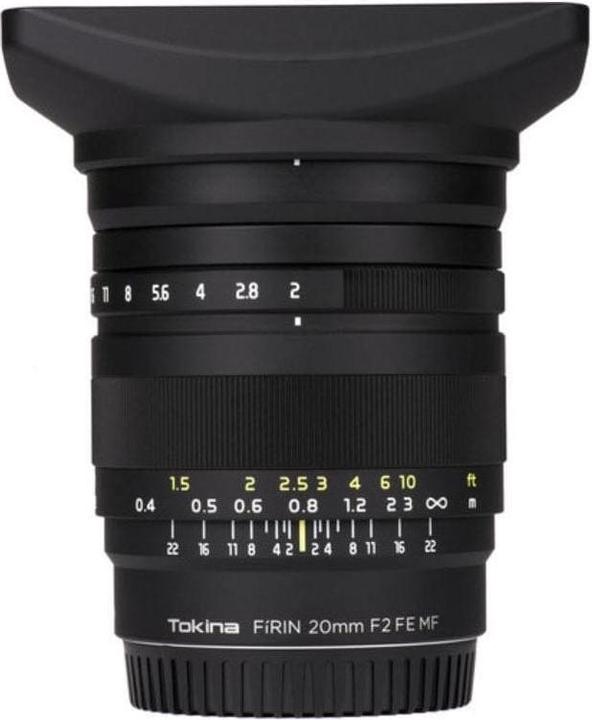 Actual product image Tokina Firin 20mm F2 FE MF Sony FF E-mount (Sony E, APS-C / DX, full size)