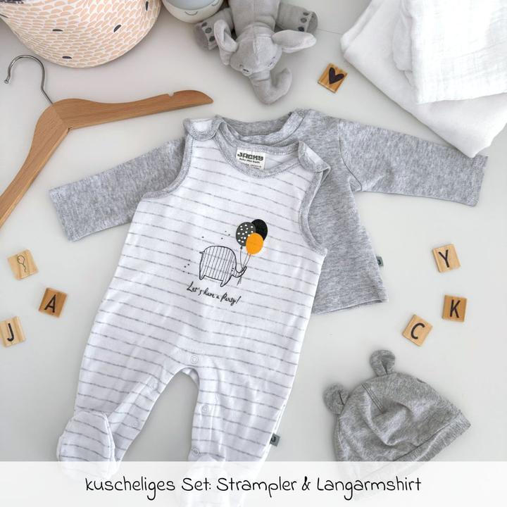 Immagine prodotto Jacky Baby Set tutina e camicia - Let's have a party Tutine e set Offwhite (68)