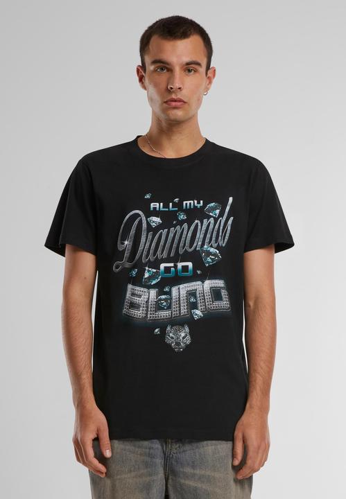 Actual product image Mister Tee Diamonds Go Bling Tee - 89291 (XS)
