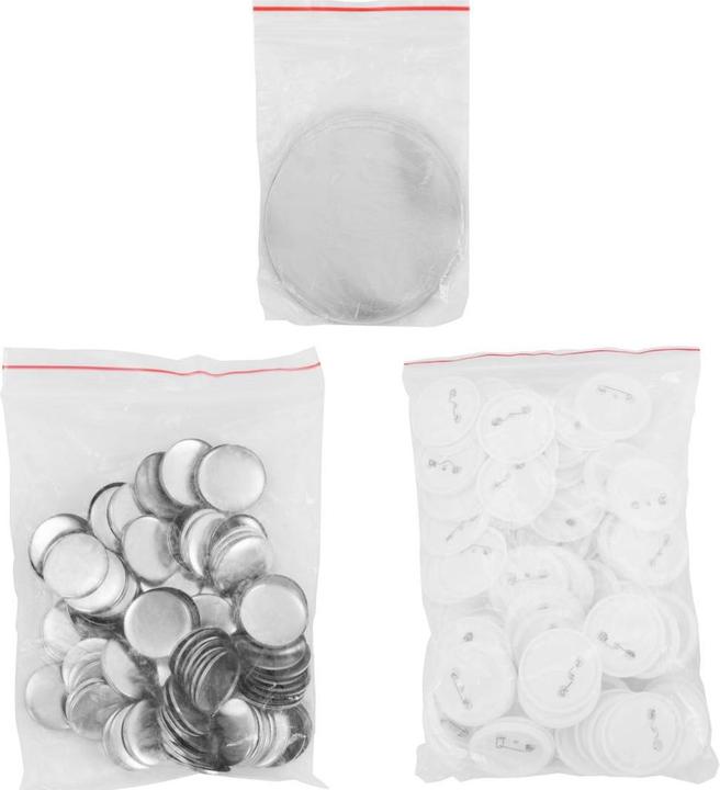 Produktbild Uniprodo Button Maschine 58 mm Buttonmaschine Buttonpresse Badgemaker 100 Buttons