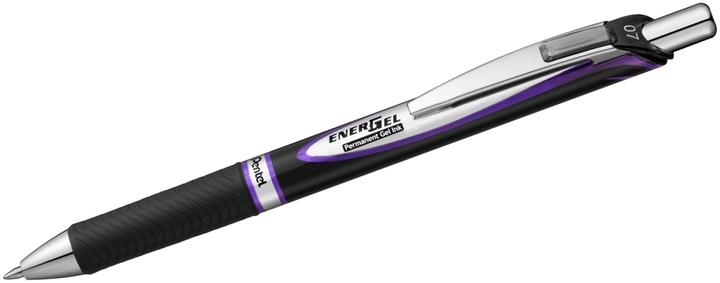 Actual product image Pentel Liquid gel ink rollerball EnerGel Document, violet (Violet, 1 x)