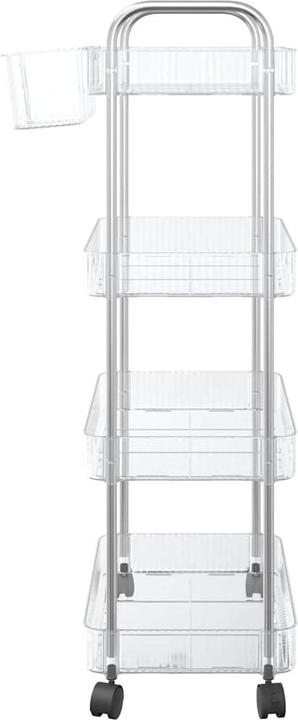 Immagine prodotto VidaXL Carrello portaoggetti 4 ripiani Acrilico trasparente