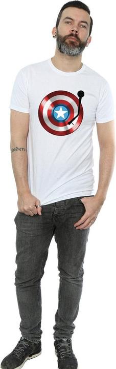 Produktbild Captain America Plattenspieler TShirt (3XL)