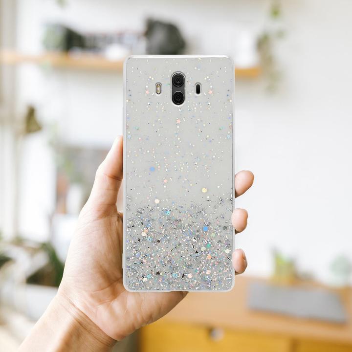 Productafbeelding Cadorabo TPU hoes fonkelende glitters (Huawei Nova 2i)