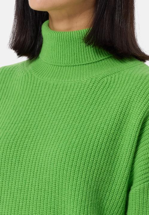 Actual product image Cash-Mere Wolle Kaschmir Oversize Style Rollkragen Pullover (M)