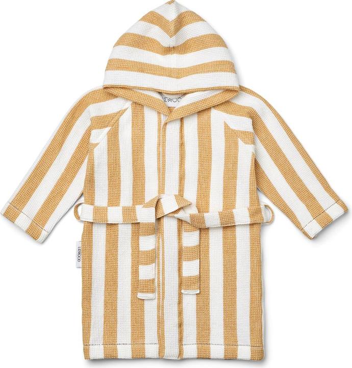 Liewood Gray Peignoir bien-être tissu gaufré
