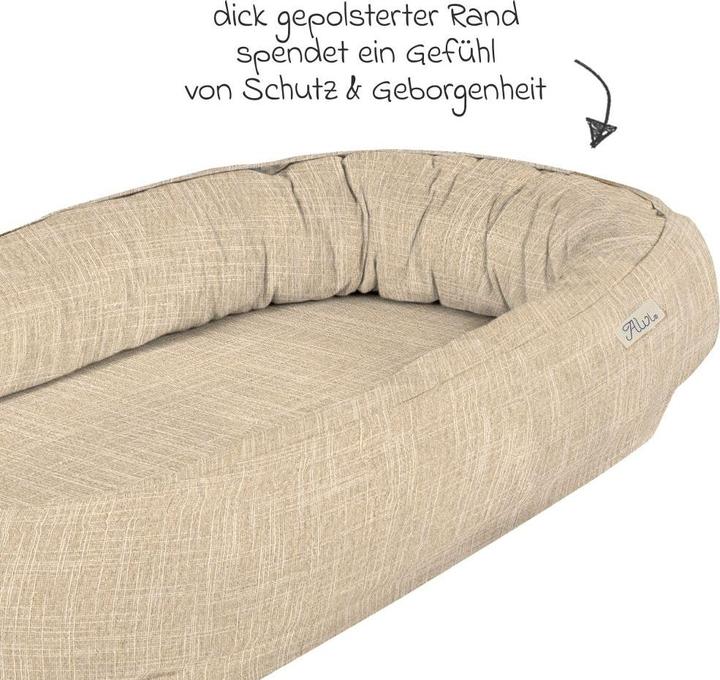 Produktbild Alvi Babynestchen & Bettschlangen Schlummer-Nestchen - Slub Muslin