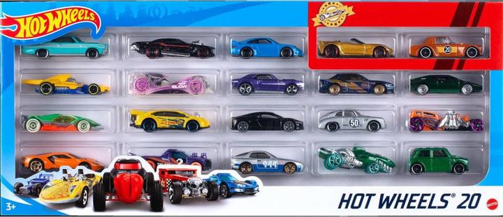 Image du produit Hot Wheels Cadeau de 20 paquets