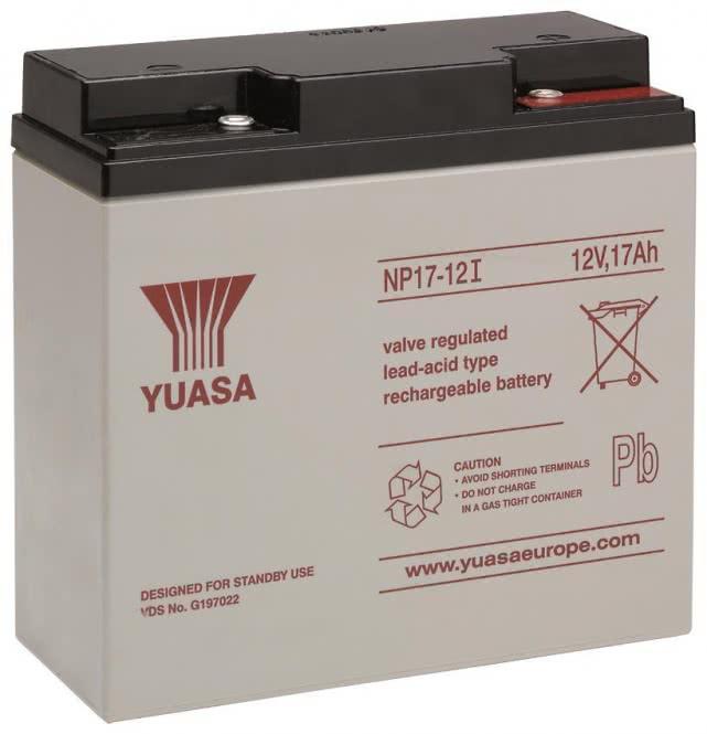 Actual product image Fey Elektronik Lead battery 12V YBL12/17I NP17-12I 17Ah M5 VDS maintenance-free (12 V, 17000 mAh)