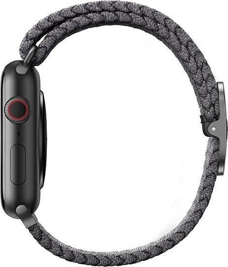 Produktbild Uniq Aspen Bracelet Tresse Apple Watch 44 42mm Gris Granite (Kunststoff)