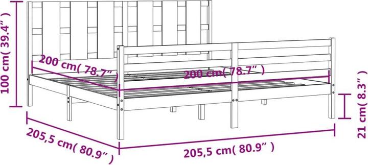 Actual product image VidaXL Gilles (200 x 200 cm)