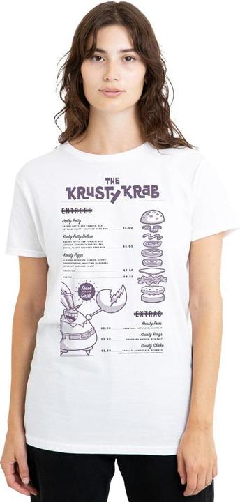 Produktbild Spongebob Squarepants Krusty Krab Menu TShirt (L)