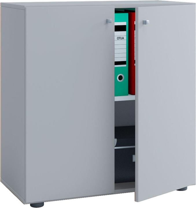 Actual product image VCM Wood office furniture filing cabinet Lona 2-fold hinged doors (70 x 39 x 74 cm)