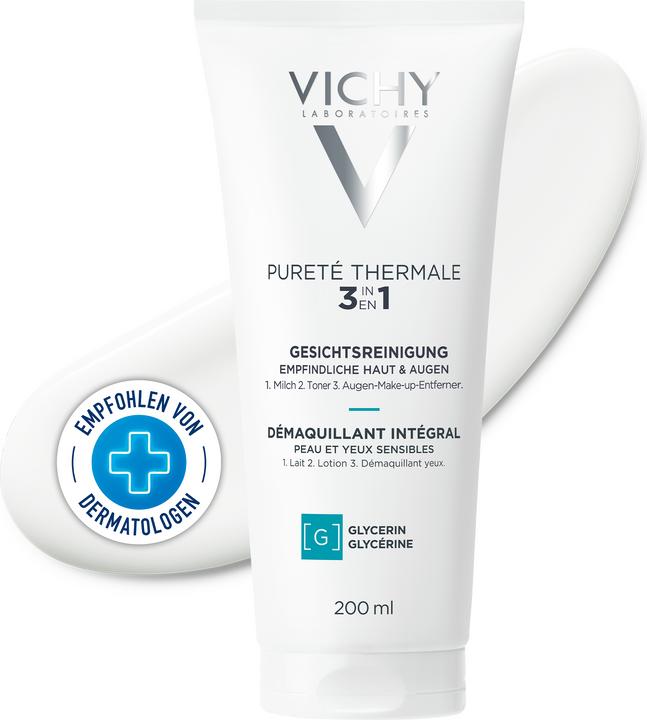Image du produit Vichy Pureté Thermale (Lait nettoyant, Démaquillant, 200 ml)