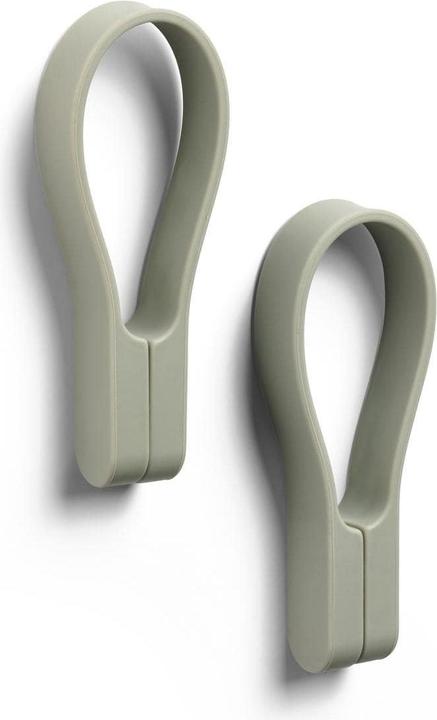 Produktbild Zone Denmark Handtuchhalter Loop 2 Stück, Eukalyptusgrün