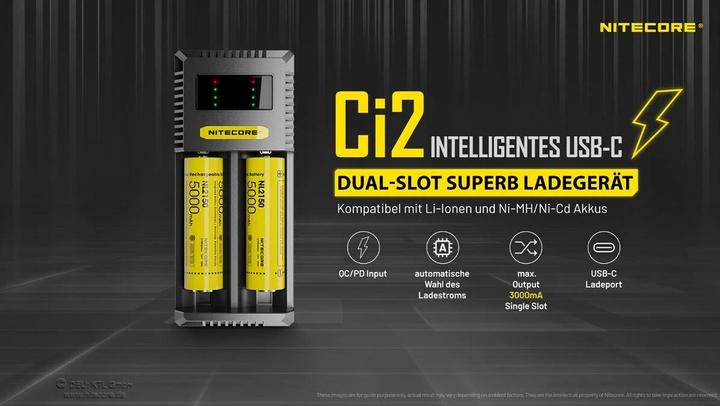 Image du produit Nitecore Chargeur USB-C CI2