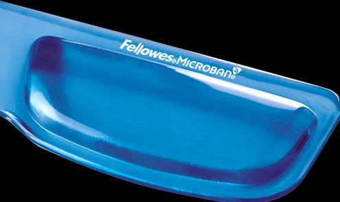 Produktbild Fellowes Health-V Crystal Tastatur-Handgelenkauflage blau
