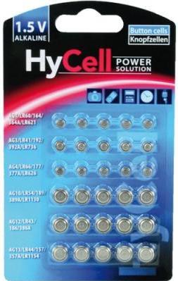 Image du produit HyCell Ensemble de piles bouton alcalines (30 pcs, AG10)