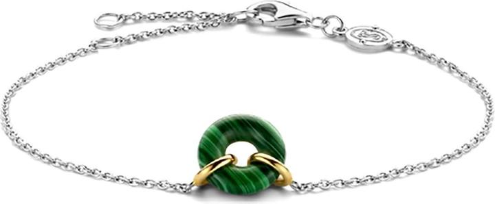 Immagine prodotto Ti Sento Milano Bracciale con pietra verde malachite 2968MA (20 cm, Argento 925)