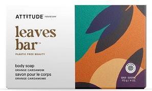 Actual product image Attitude Bath and Shower Body Soap Bar EWG Verified Orange Cardamom 4 Ounces