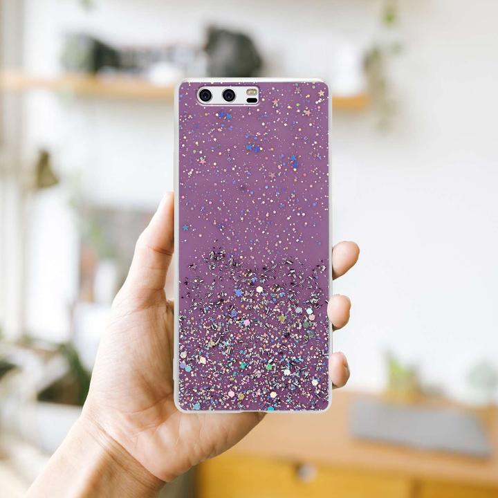 Actual product image Cadorabo TPU cover sparkling glitter (Haier P10)