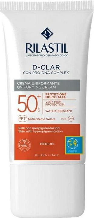 Rilastil SUN SYSTEM SPF50+ d-clar #medium 40 ml (Sonnencreme, SPF 50+, 40 ml)