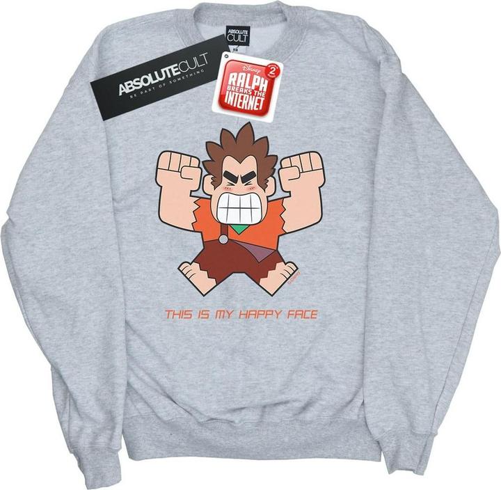 Disney Wreck It Ralph Happy Face Sweatshirt