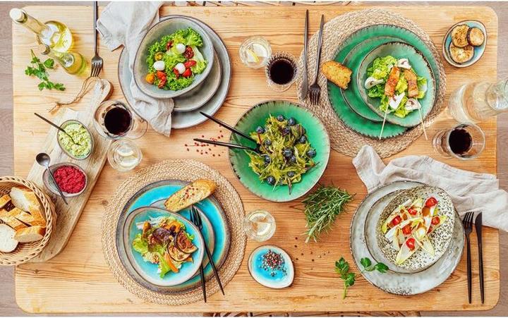Produktbild Sänger Geschirr Salatschalen Set Capri Grau (0.76 l, 4 x)