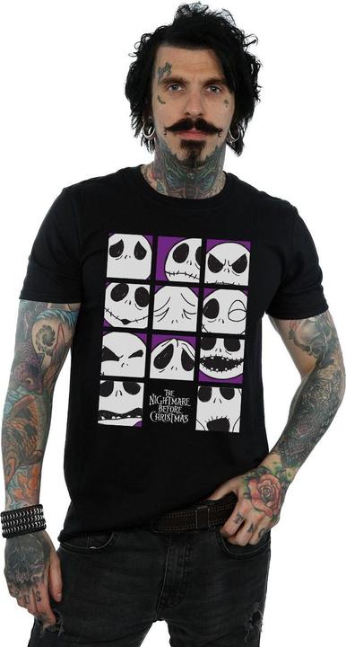 Produktbild Disney Nightmare Before Christmas Many Faces Of Jack Squares TShirt (XXL)
