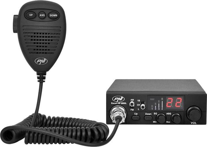 Immagine prodotto PNI Pacchetto radio CB Escort HP 8000L ASQ + antenna CB S75 con cavo e staffa fissa