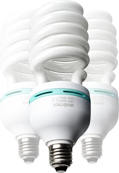 Produktbild Walimex Spiral-Tageslichtlampe 85W, 3er Set