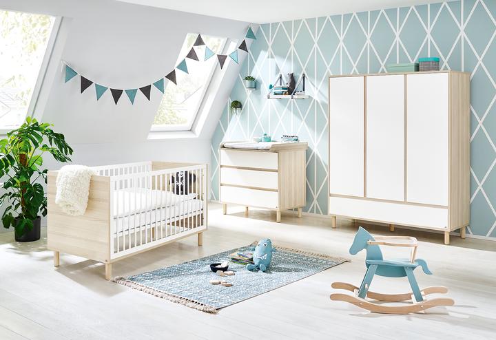 Pinolino Flow (Lit de bébé, Unité de changement, Armoires pour enfant)