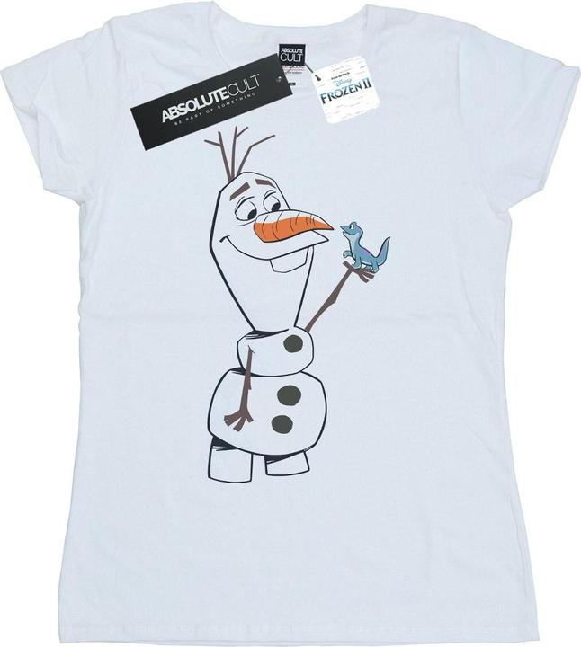 Disney Frozen 2 Olaf And Salamander TShirt (M)