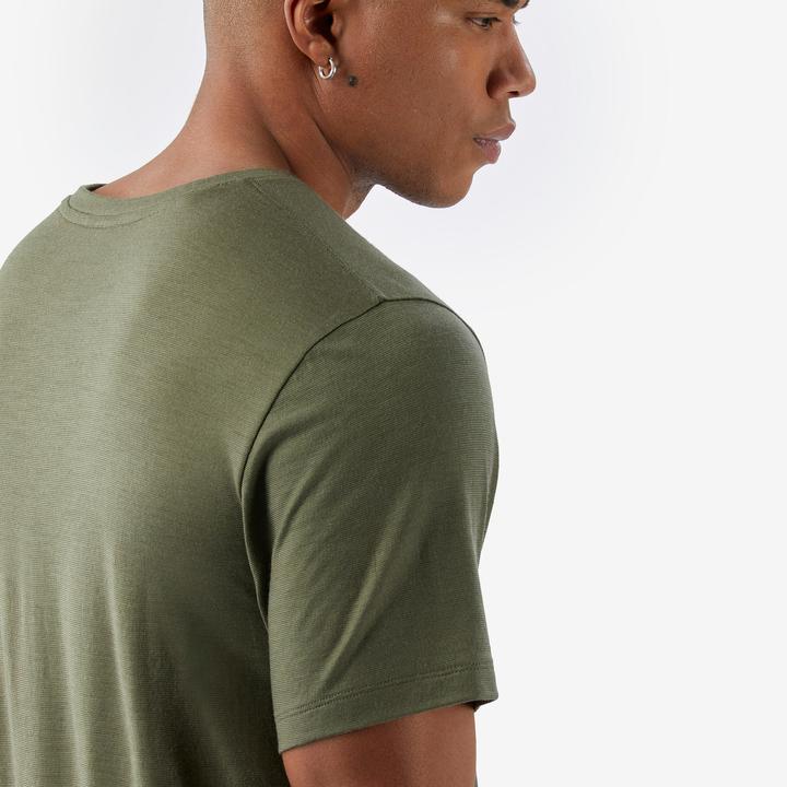 Produktbild Simond Merinoshirt Herren kurzarm 100 % Merinowolle - khaki (L)
