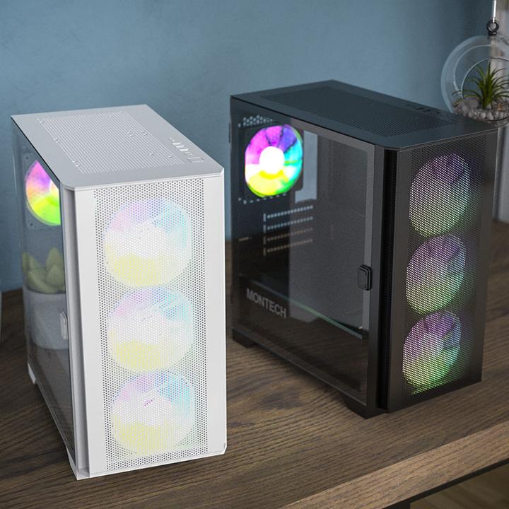 Actual product image Montech Air 100 Black (mATX, Mini-ITX)