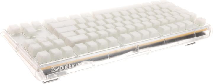Produktbild Ducky One 3 Aura White TKL Gaming Tastatur, RGB LED - Kailh Jellyfish Y (US) (US, Kabelgebunden)