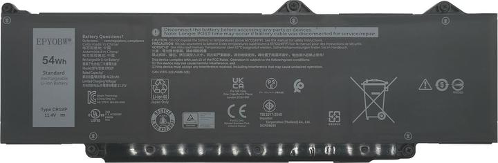 Actual product image Origin Storage Replacement 3 Cell Battery For (3 Cells, 4740 mAh)