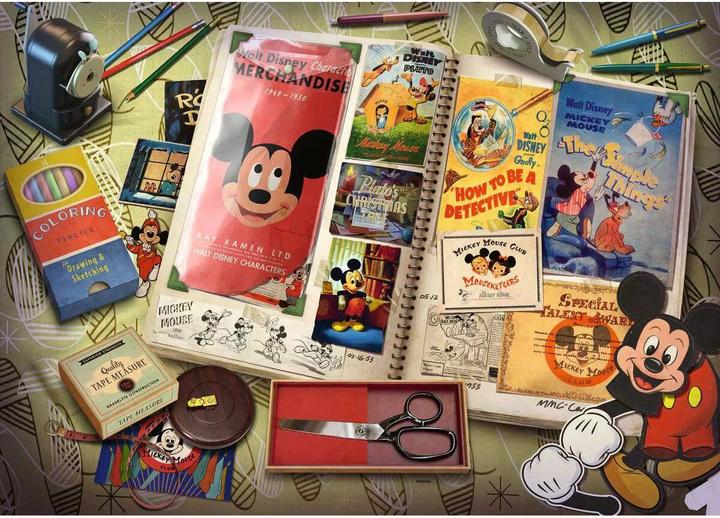 Productafbeelding Ravensburger Puzzel 17584 - 1950 Mickey Anniversary - 1000 stukjes Disney puzzel voor volwassenen en kinderen (1000 onderdelen)