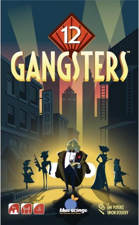 Image du produit Blue Orange BLOD0094 - 12 Gangsters - Jeu de cartes, pour 3-6 joueurs, dès 8 ans (Allemand)