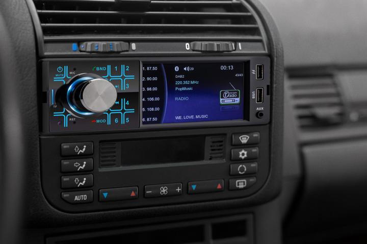 Actual product image Caliber Car radio RMD404 1 DIN
